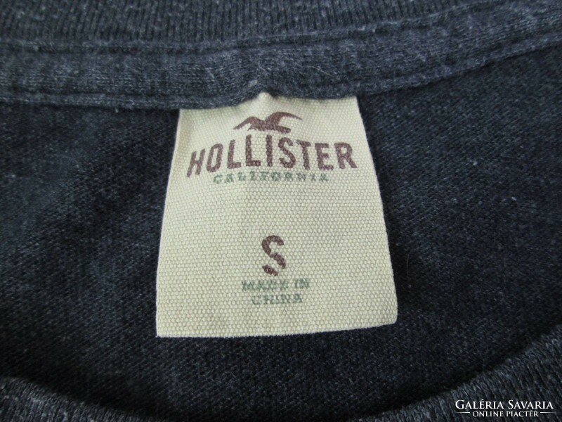 EREDETI HOLLISTER (S / M) SPORTOS ELEGÁNS FÉRFI HOSSZÚ UJJÚ PÓLÓ