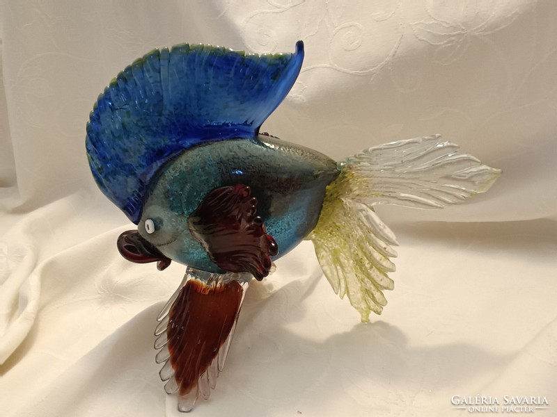 Murano hal szobor vintage