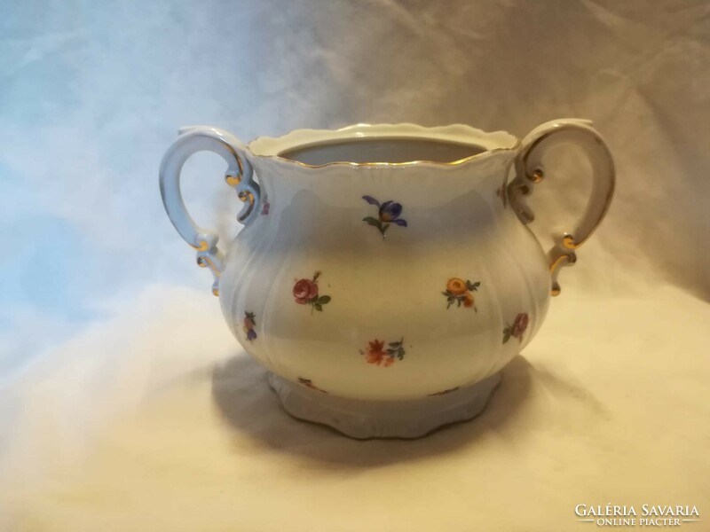 Zsolnay porcelain sugar bowl