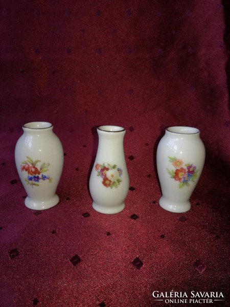 3 Raven House mini vases