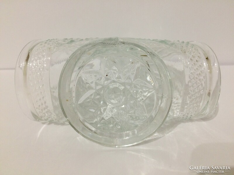 Vintage crystal-glass napkin holder