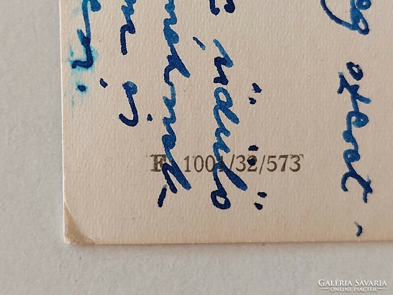 Régi képeslap 1957 Balaton fotó levelezőlap vitorlások