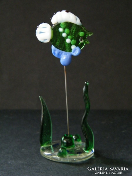 Vintage mini Murano glass fish figurine