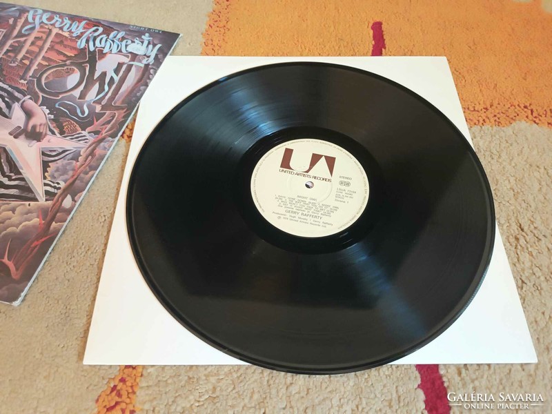 Gerry rafferty - night owl retro vinyl record lp 1979