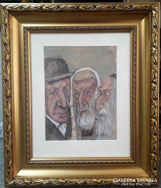 Judaica - portraits of rabbis.