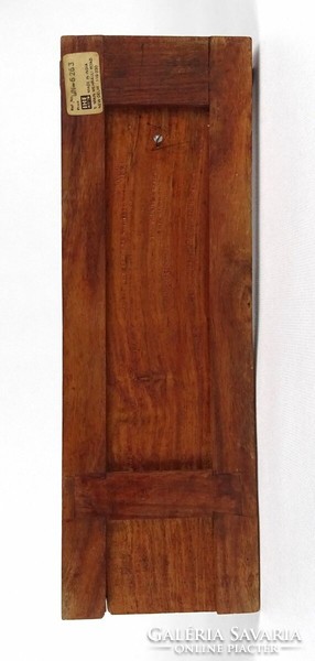 1N912 Indian carved adjustable teak prop 30 cm