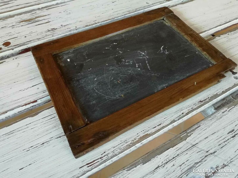 Slate board, treated piece with a nice patina