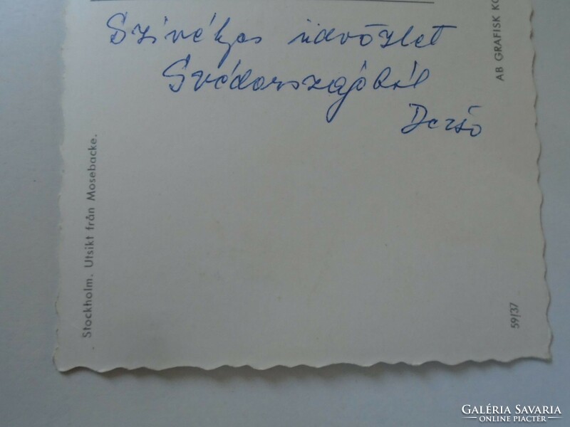 H41.9 Ftc fradi - addressed to József Takács - from Sweden - 