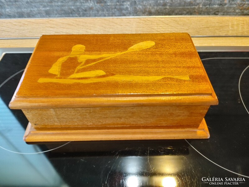 Kayak inlaid wooden box table decoration storage box