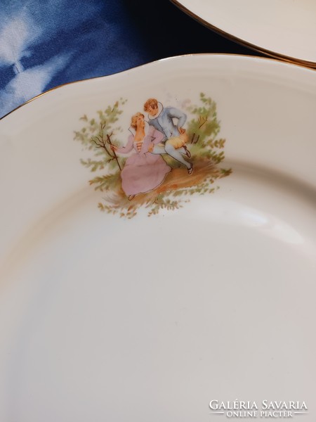 Lengyel porcelán lapos tányér
