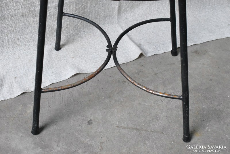 Wrought iron, chair, contemporary industrial art product 89 cm