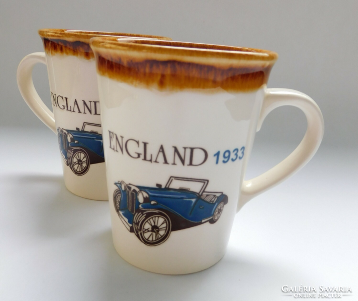 Vintage car mug with a 1933 car model
