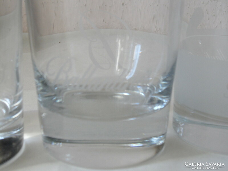 Ballantines üveg pohár ( 3 db. )
