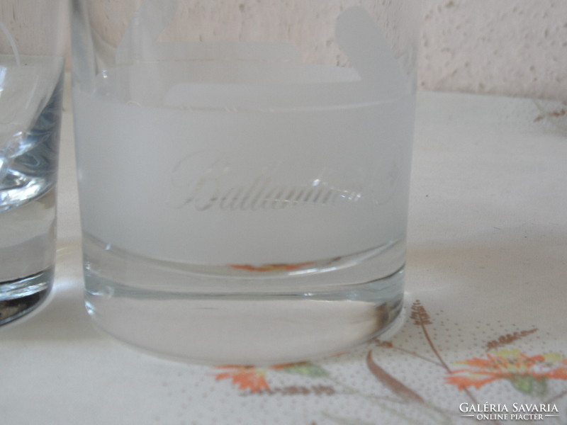 Ballantines üveg pohár ( 3 db. )