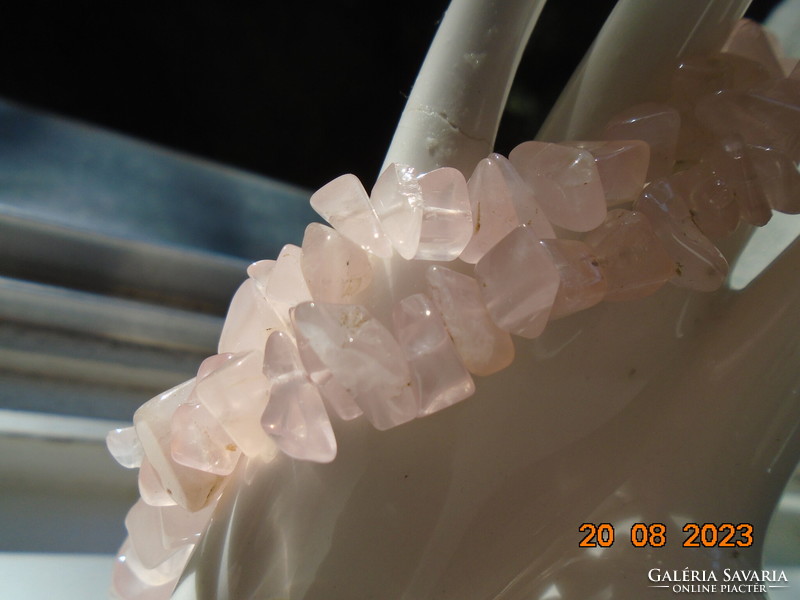 Rose quartz necklace