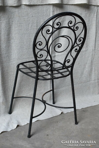 Wrought iron, chair, contemporary industrial art product 89 cm