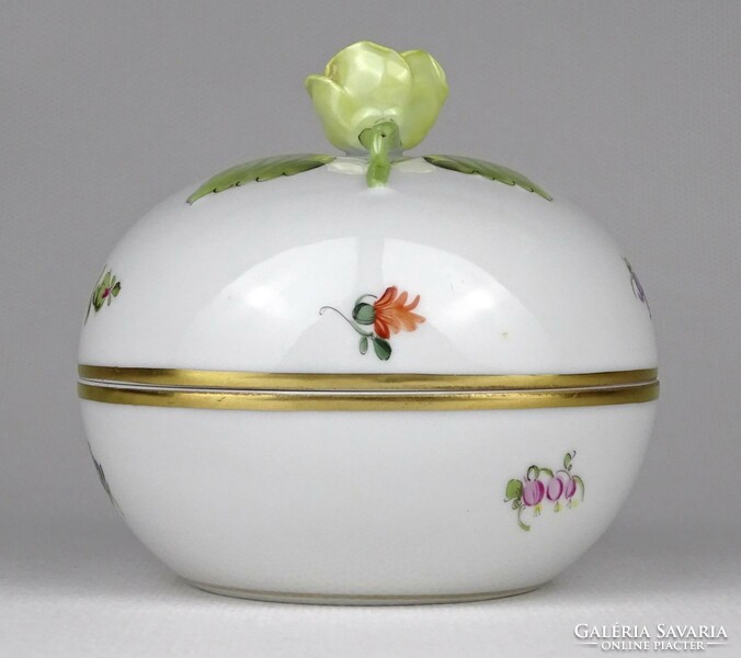 1N939 Régi Bouquet de Herend - Herendi porcelán bonbonier