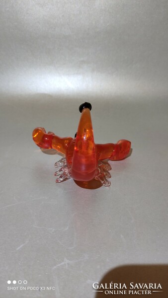Kézműves üveg skorpió figura állat szobor