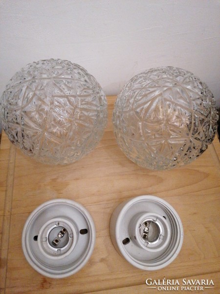 Retro outdoor porcelain lamp 2 pcs