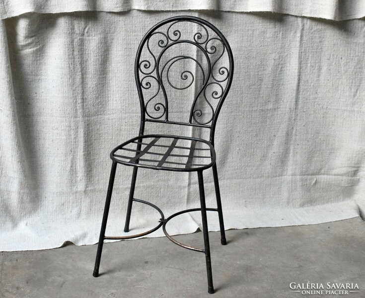 Wrought iron, chair, contemporary industrial art product 89 cm