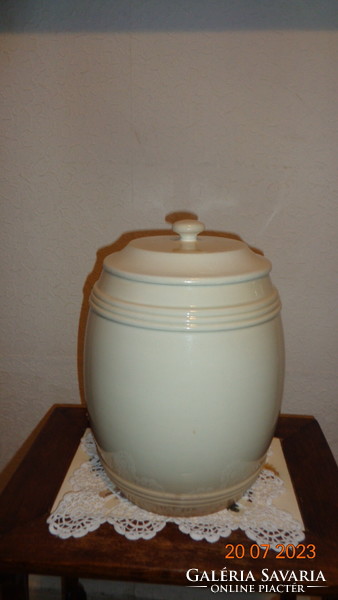 Zsolnay: silke, storage container, 31 cm with lid, rare, beautiful object