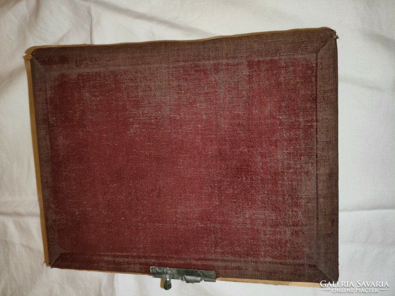 Very old 40 correct photo album with copper decorations