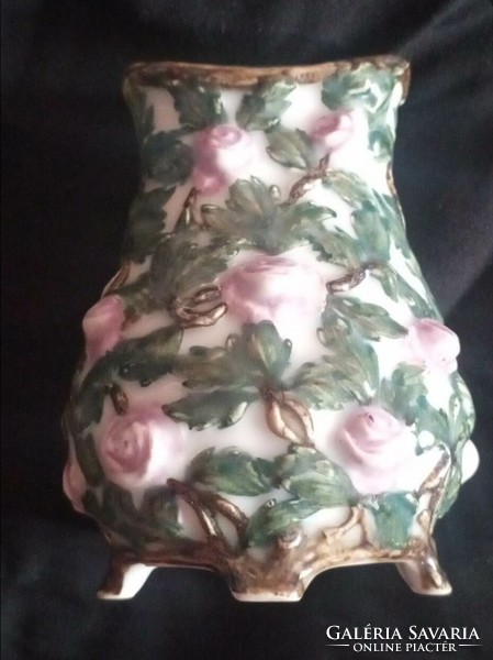 Zsolnay különleges  1926-27 pecsétű váza 13cm