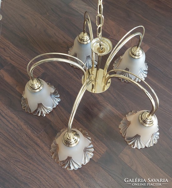 Szarvasi chandelier, 5 arms, Hungarian product
