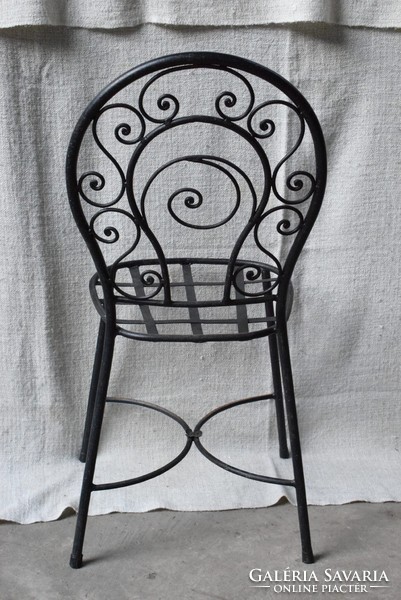 Kovácsolt vas , szék , kortárs iparművészeti termék 89 cm