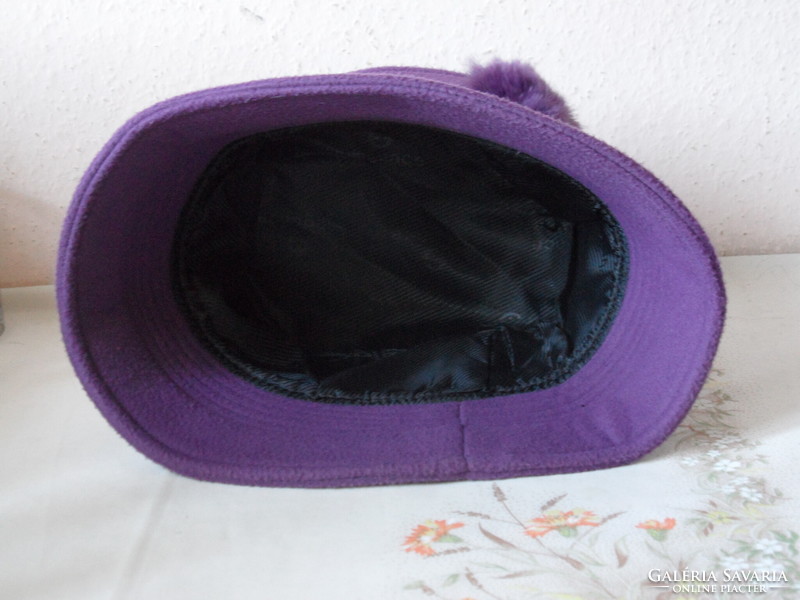 Purple women's hat (size 56/57)