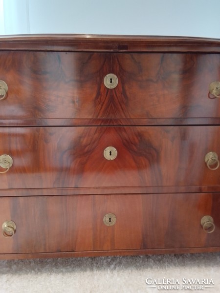Biedermeier chest of drawers restored, beautiful beautiful rarity!