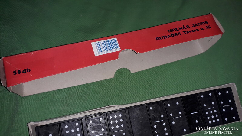 Retro magyar KISIPARI DOMINO játék a dobozával jó állapotban a képek szerint