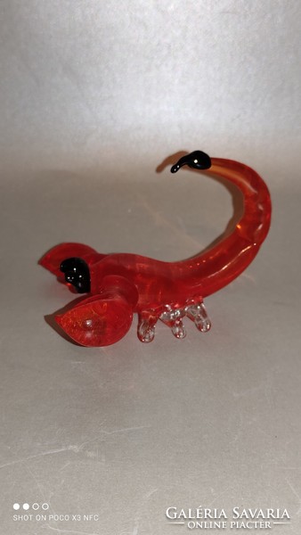 Handmade glass scorpion figure animal sculpture