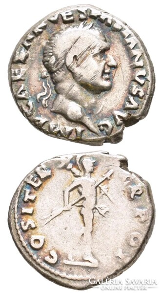 VESPASIANUS & Mars (i.sz.70) ezüst Denarius, Róma, Római Birodalom