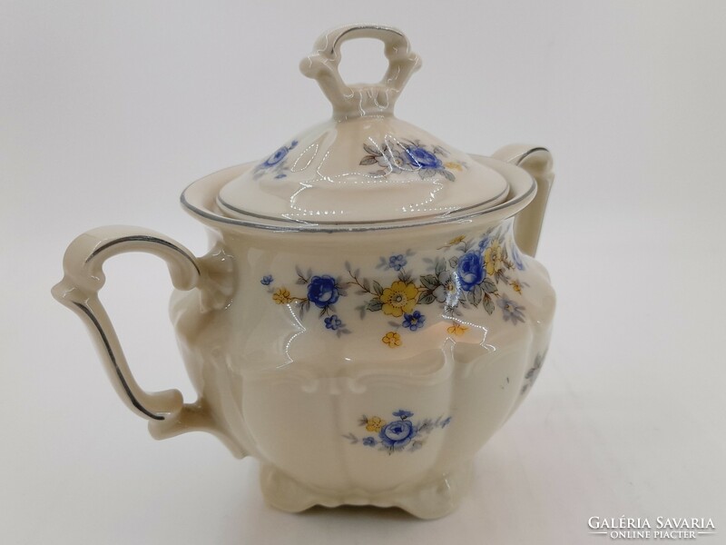 Blue rose Tielsch-Altwasser sugar bowl