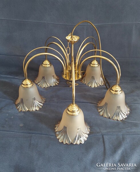 Szarvasi chandelier, 5 arms, Hungarian product