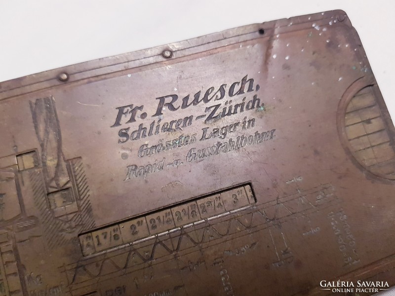 Fr.Ruesch logarléc 1920-1930 körüli darab