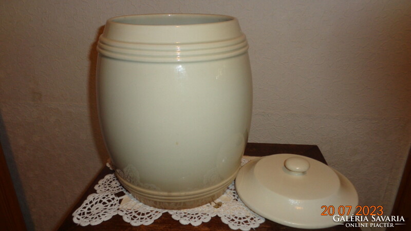 Zsolnay: silke, storage container, 31 cm with lid, rare, beautiful object