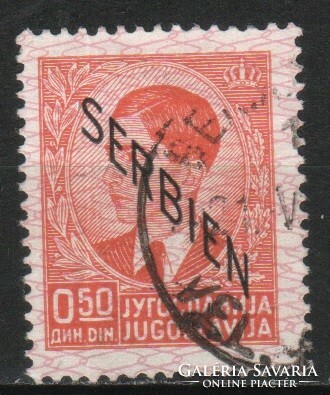 Szerbia Német megszállás 0075 Mi 2    5,00 Euró