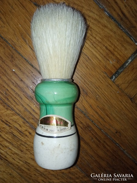 Retro Chinese boar bristle wood shaving stick in original packaging