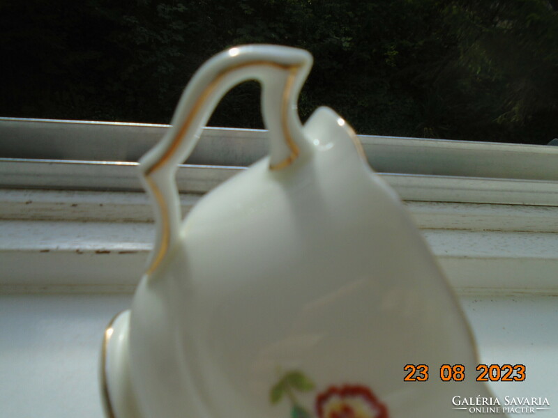 Coalport bone china June time tea cup with flower pattern