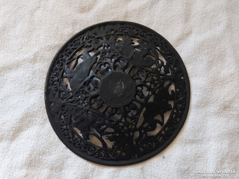 French distance plate 19th century