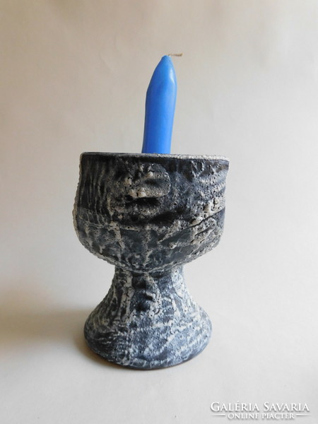 Béla Mihály mid century space age candle holder