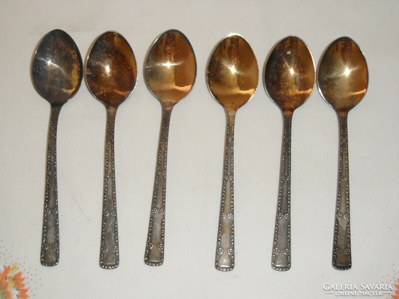 Silver-plated Russian teaspoon (6 pcs.)