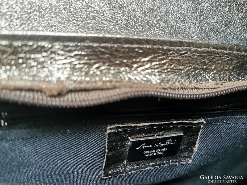Genuine leather, Anna Morellini shoulder bag, in original store condition