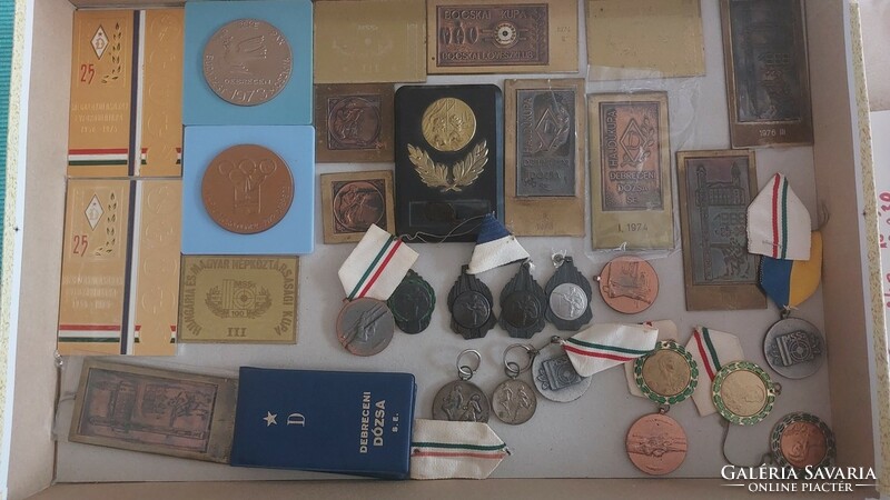 (K) medals, plaques sport shooting, in one, which is in the pictures.