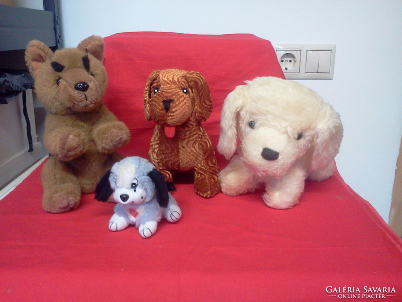 Plush dog team