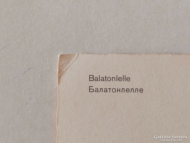 Régi képeslap Balatonlelle fotó levelezőlap 1979