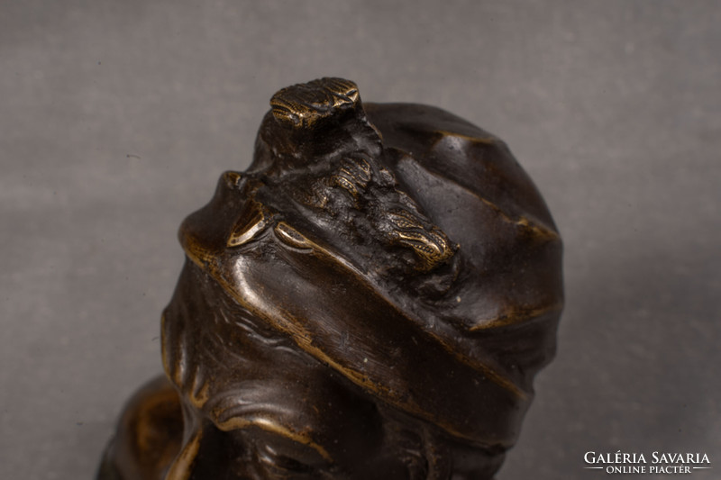 L. Galli&Raffaelo Vignali-nak tulajdonítva : Dante Alighieri, bronz büszt,