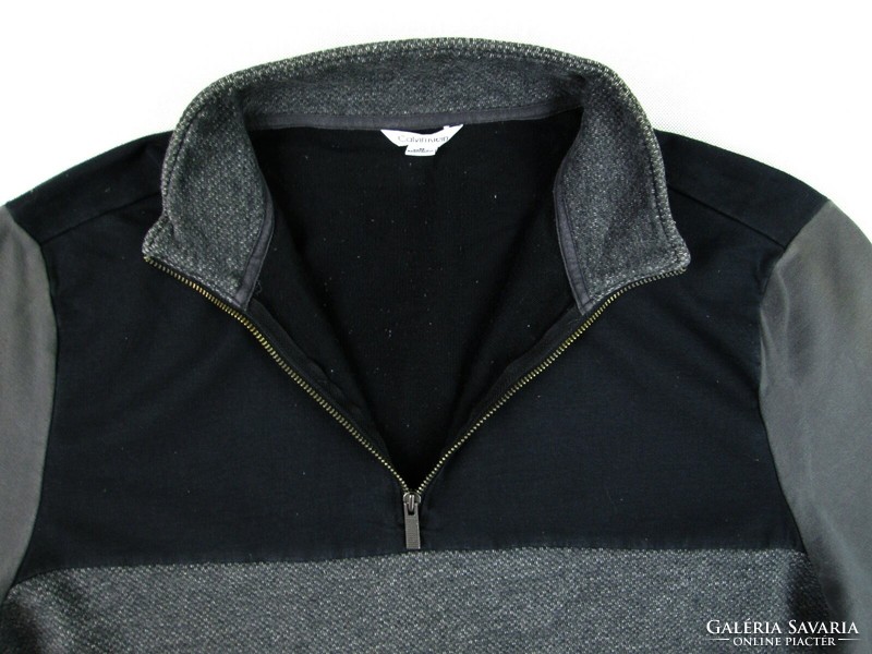 Original calvin klein (m) sporty elegant long-sleeved men's sweater